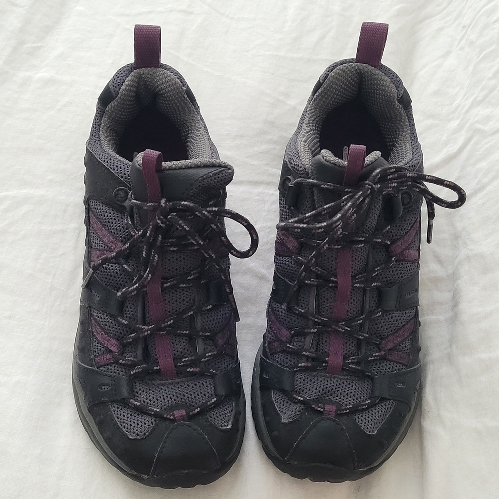 Merrell Women’s Black/Purple (Damson) Siren Hiking Shoes Size 7 - Picture 3 of 5